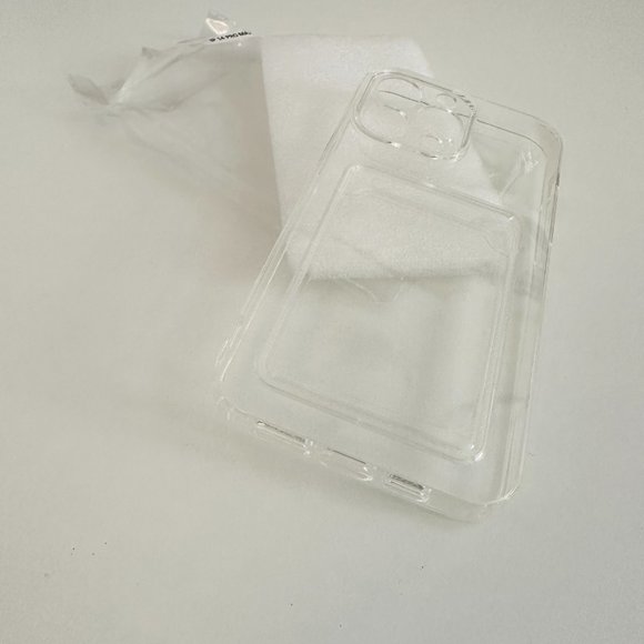 Clear Soft Card Holder Slot Apple iPhone Case - iphone 14 pro max - Picture 5 of 7